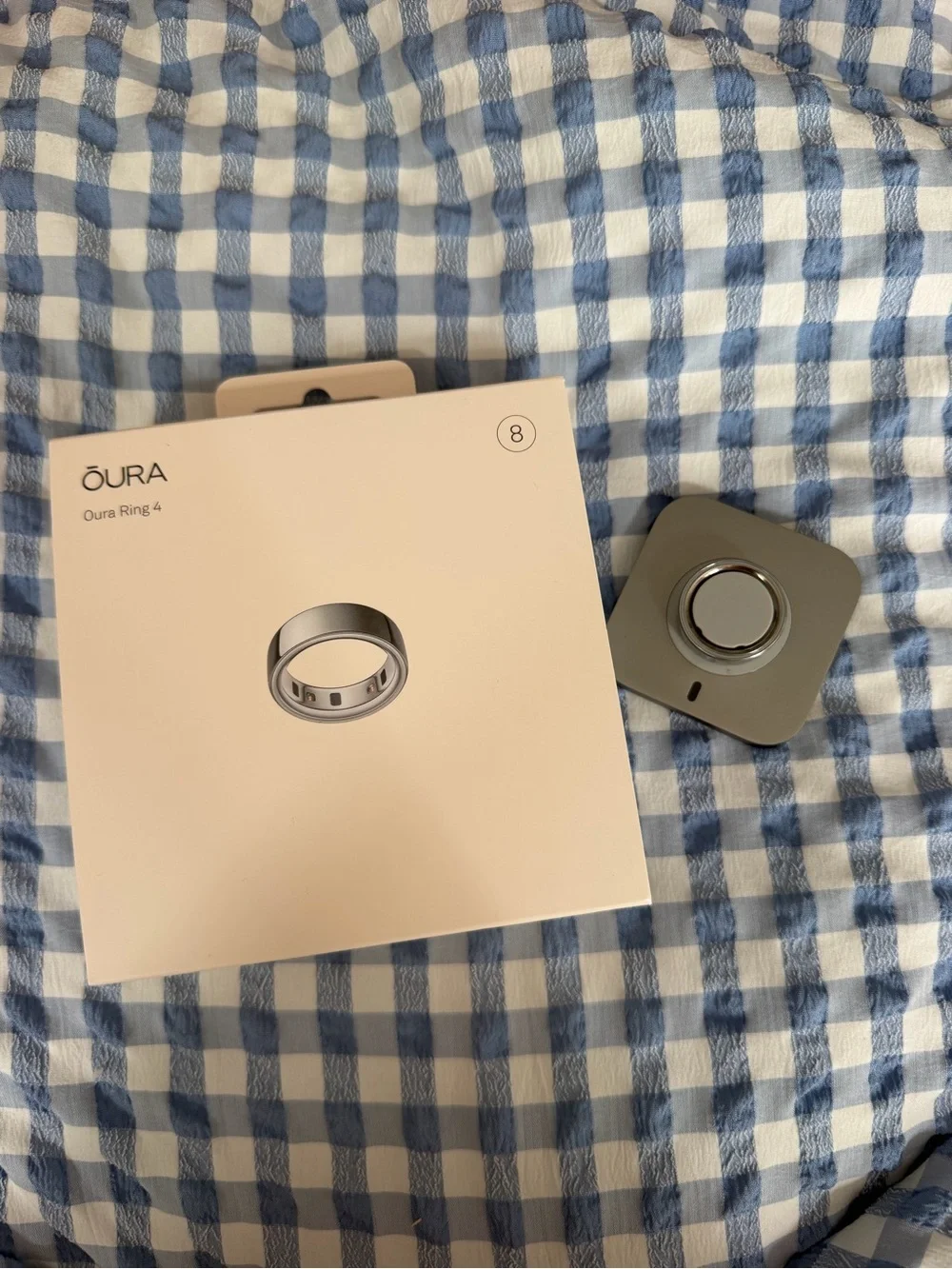 Oura Ring 4 Silver Stainless Smart Ring